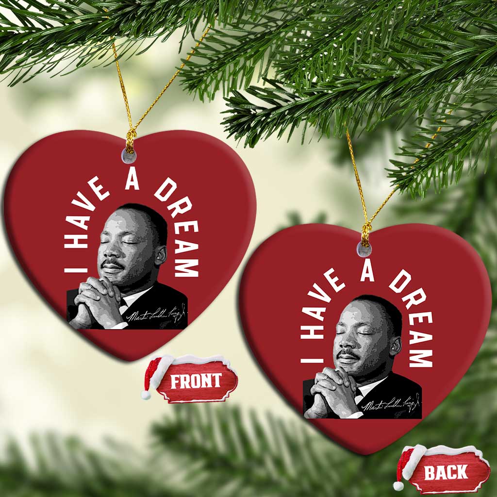 Martin Luther King Jr Christmas Ornament I Have A Dream Black History Month MLK Day - African Pride