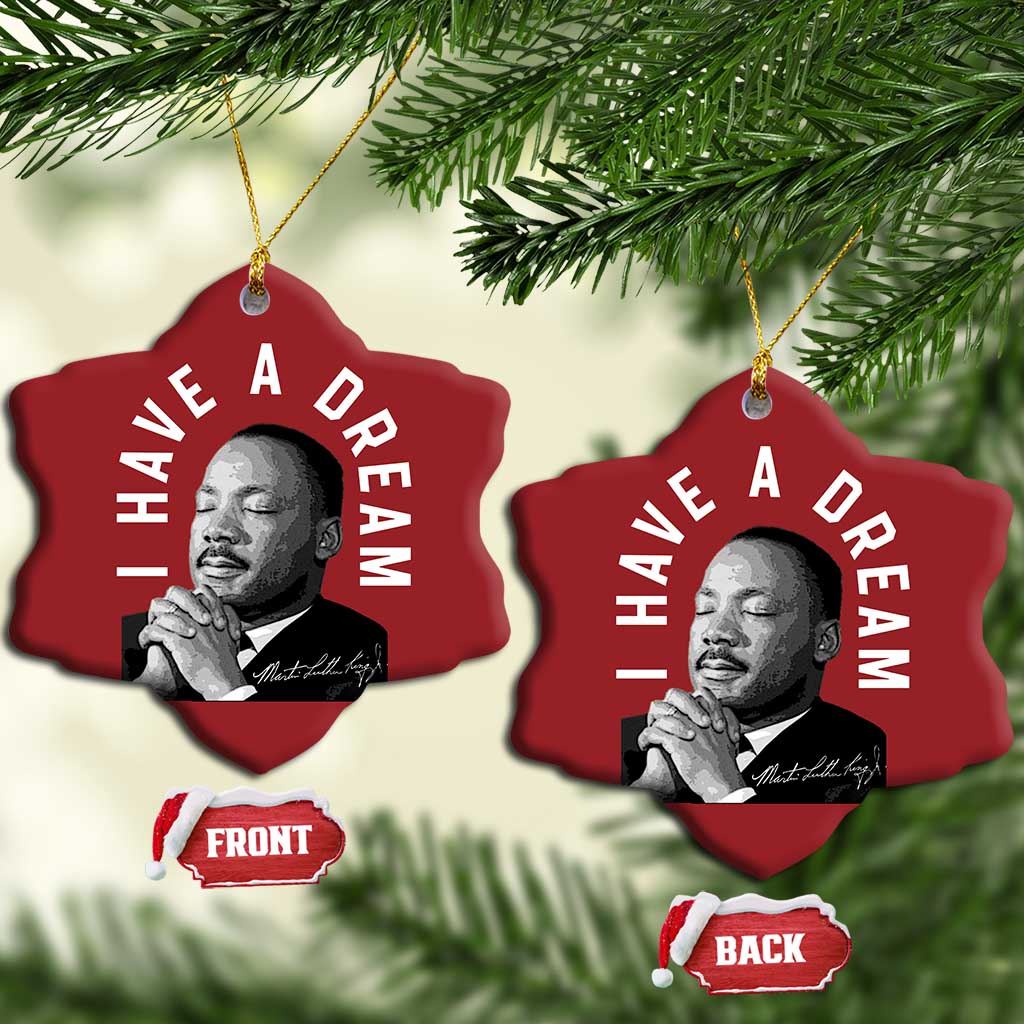Martin Luther King Jr Christmas Ornament I Have A Dream Black History Month MLK Day - African Pride