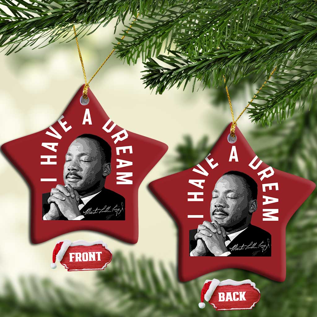 Martin Luther King Jr Christmas Ornament I Have A Dream Black History Month MLK Day - African Pride