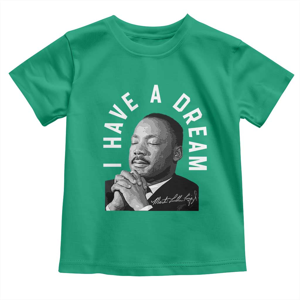Martin Luther King Jr Toddler T Shirt I Have A Dream Black History Month MLK Day - African Pride