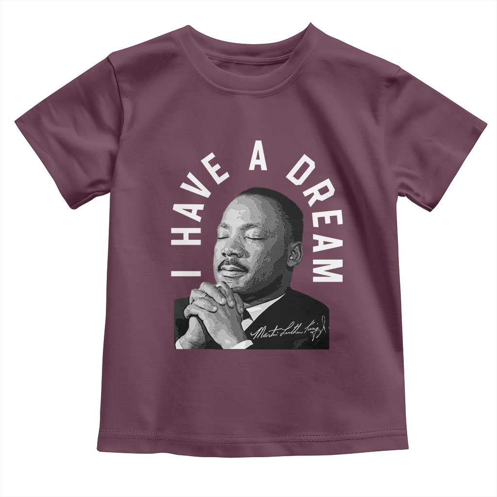 Martin Luther King Jr Toddler T Shirt I Have A Dream Black History Month MLK Day - African Pride