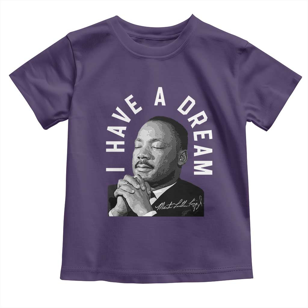 Martin Luther King Jr Toddler T Shirt I Have A Dream Black History Month MLK Day - African Pride