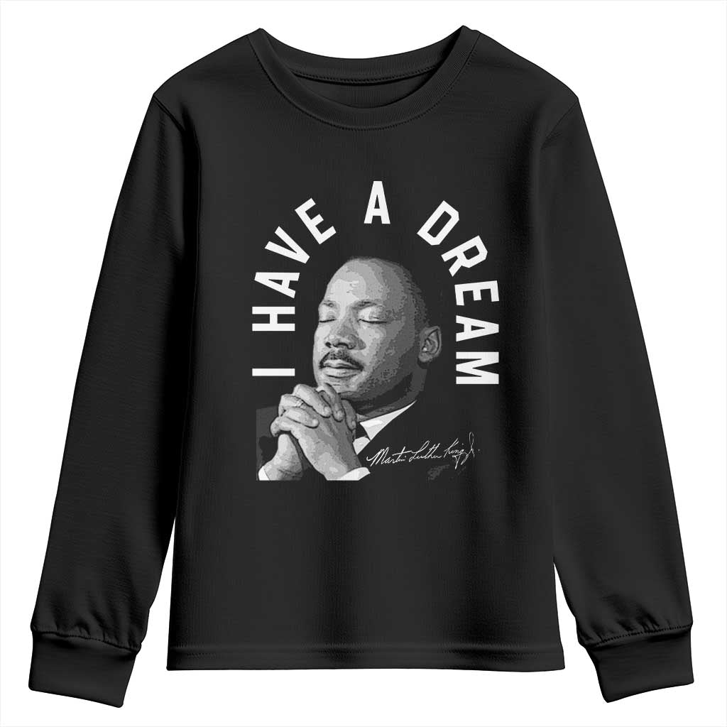 Martin Luther King Jr Youth Sweatshirt I Have A Dream Black History Month MLK Day - African Pride