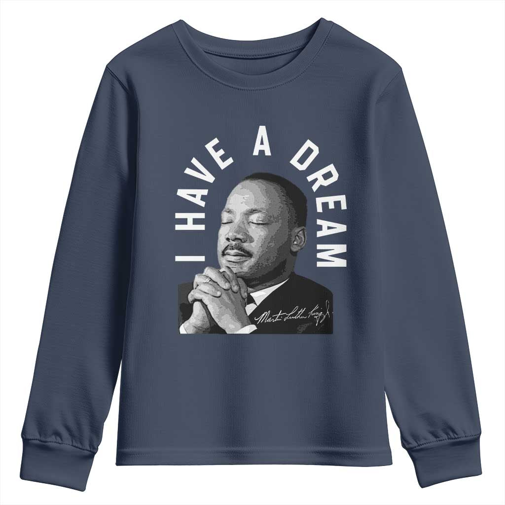 Martin Luther King Jr Youth Sweatshirt I Have A Dream Black History Month MLK Day - African Pride