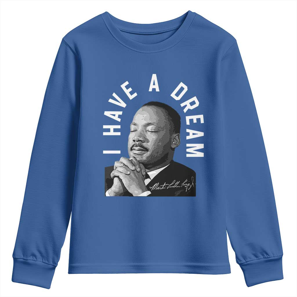 Martin Luther King Jr Youth Sweatshirt I Have A Dream Black History Month MLK Day - African Pride