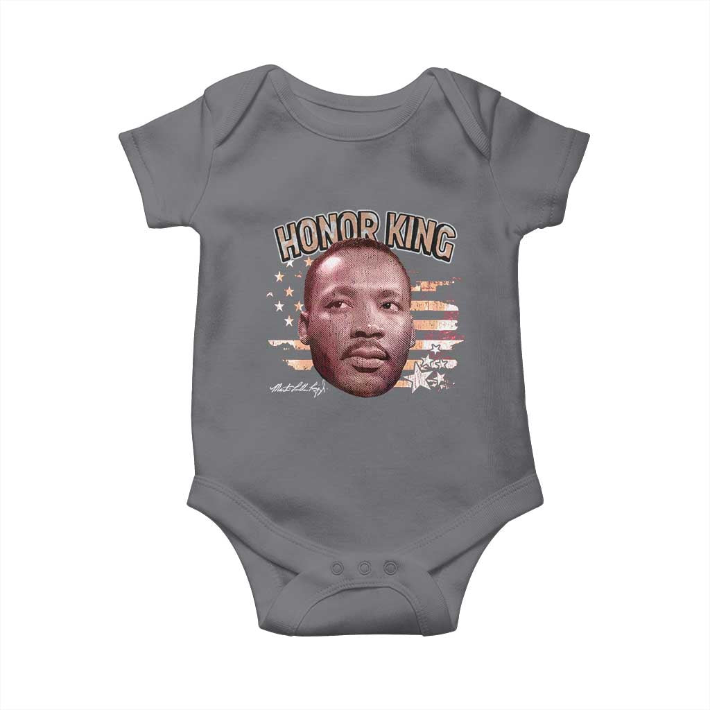 Martin Luther King Jr. Baby Onesie MLK Day Black History Month American Flag - African Pride