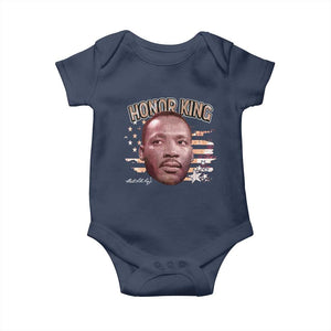 Martin Luther King Jr. Baby Onesie MLK Day Black History Month American Flag - African Pride