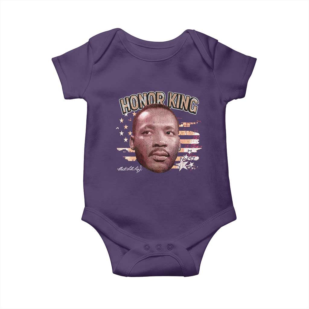 Martin Luther King Jr. Baby Onesie MLK Day Black History Month American Flag - African Pride