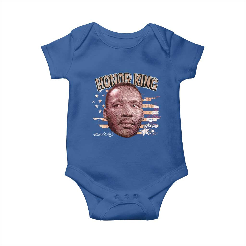 Martin Luther King Jr. Baby Onesie MLK Day Black History Month American Flag - African Pride