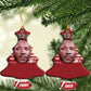 Martin Luther King Jr. Christmas Ornament MLK Day Black History Month American Flag - African Pride