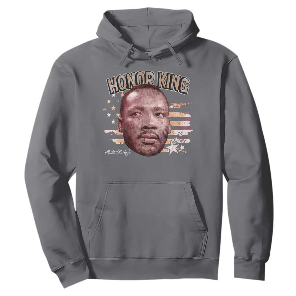 Martin Luther King Jr. Hoodie MLK Day Black History Month American Flag - African Pride