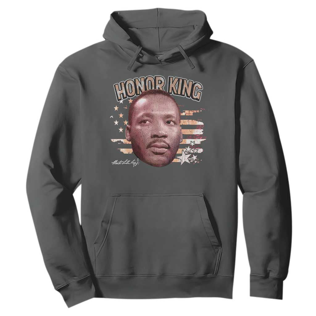 Martin Luther King Jr. Hoodie MLK Day Black History Month American Flag - African Pride