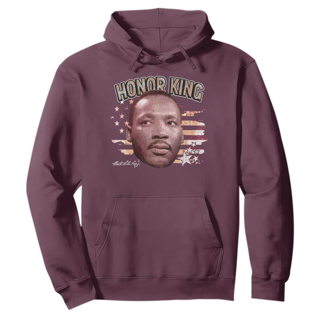 Martin Luther King Jr. Hoodie MLK Day Black History Month American Flag - African Pride