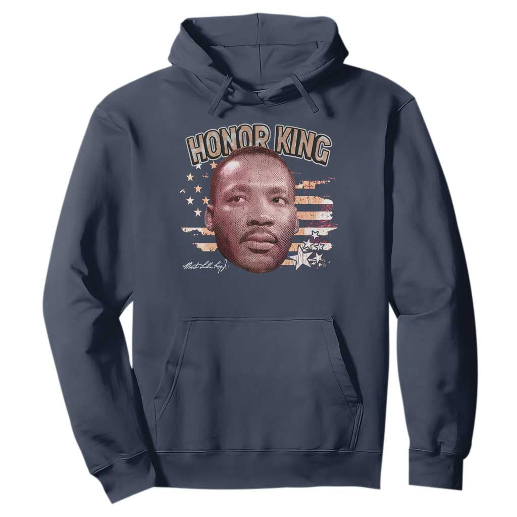 Martin Luther King Jr. Hoodie MLK Day Black History Month American Flag - African Pride