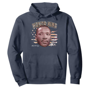 Martin Luther King Jr. Hoodie MLK Day Black History Month American Flag - African Pride