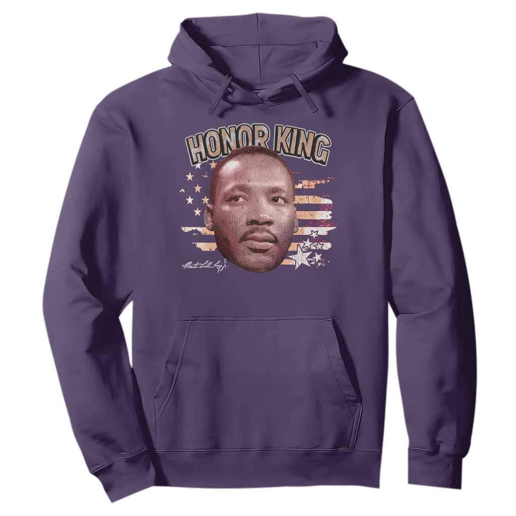 Martin Luther King Jr. Hoodie MLK Day Black History Month American Flag - African Pride