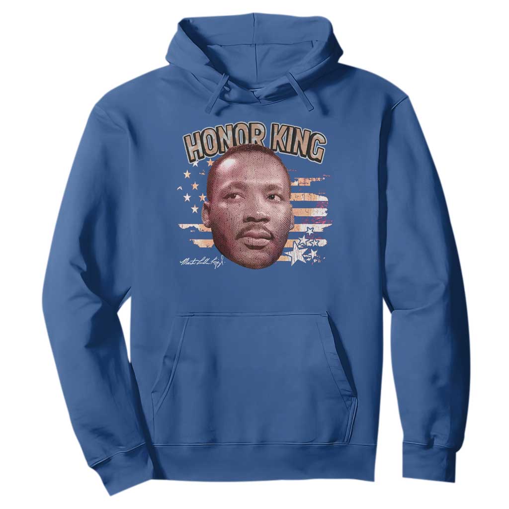 Martin Luther King Jr. Hoodie MLK Day Black History Month American Flag - African Pride