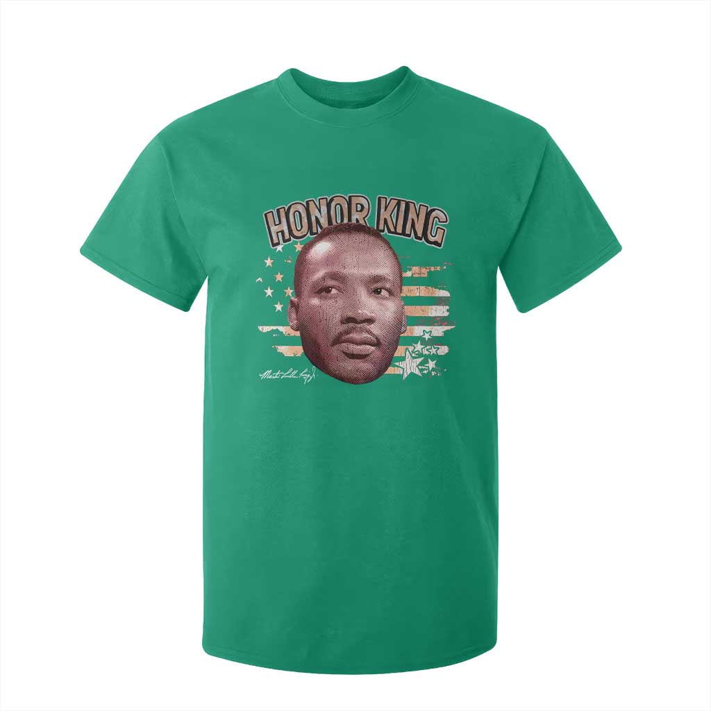 Martin Luther King Jr. T Shirt For Kid MLK Day Black History Month American Flag - African Pride