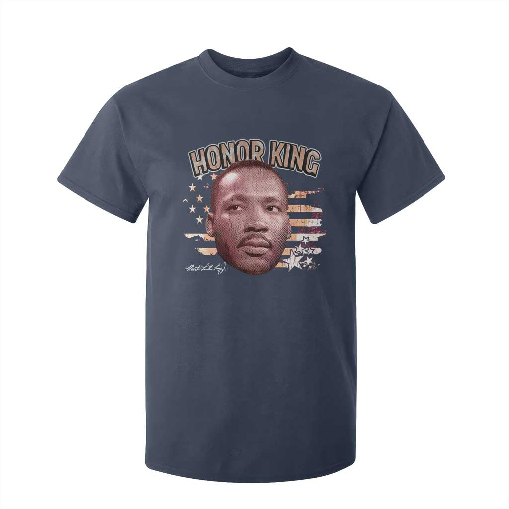 Martin Luther King Jr. T Shirt For Kid MLK Day Black History Month American Flag - African Pride