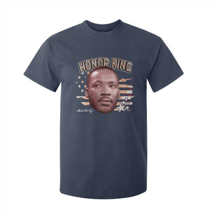 Martin Luther King Jr. T Shirt For Kid MLK Day Black History Month American Flag - African Pride
