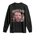 Martin Luther King Jr. Long Sleeve Shirt MLK Day Black History Month American Flag - African Pride