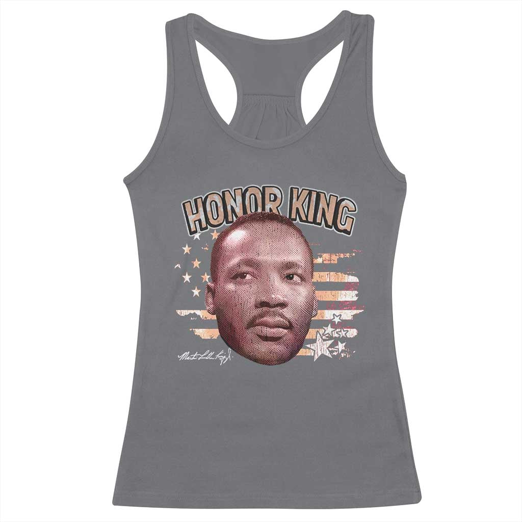 Martin Luther King Jr. Racerback Tank Top MLK Day Black History Month American Flag - African Pride
