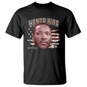 Martin Luther King Jr. T Shirt MLK Day Black History Month American Flag - African Pride
