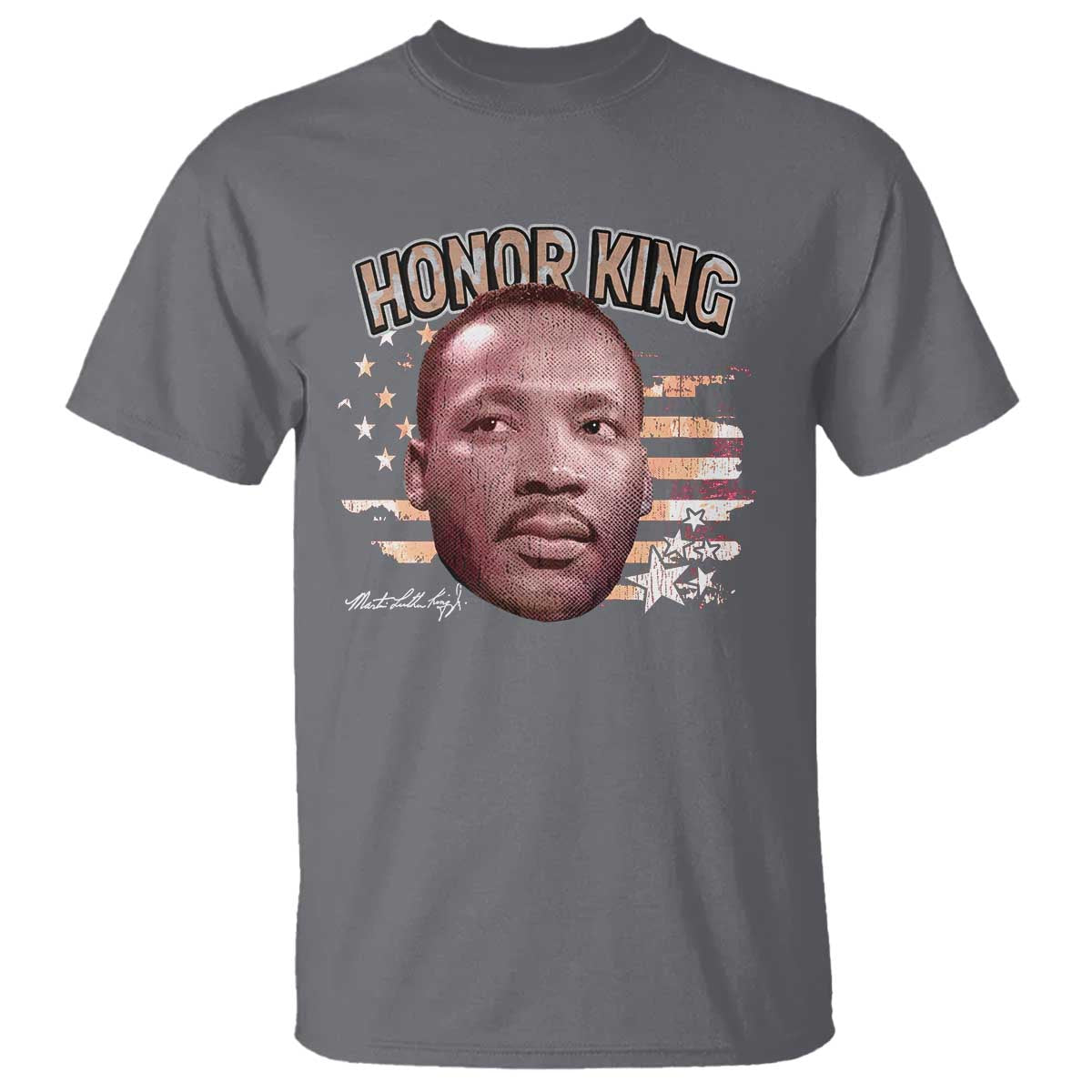 Martin Luther King Jr. T Shirt MLK Day Black History Month American Flag - African Pride