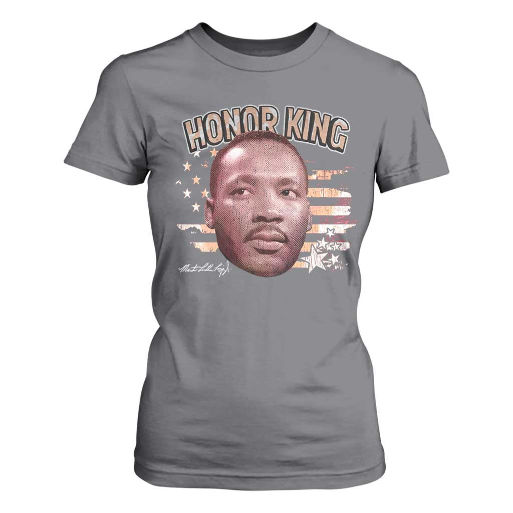 Martin Luther King Jr. T Shirt For Women MLK Day Black History Month American Flag - African Pride