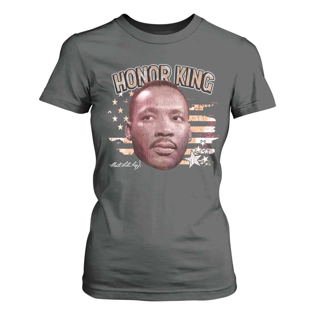 Martin Luther King Jr. T Shirt For Women MLK Day Black History Month American Flag - African Pride