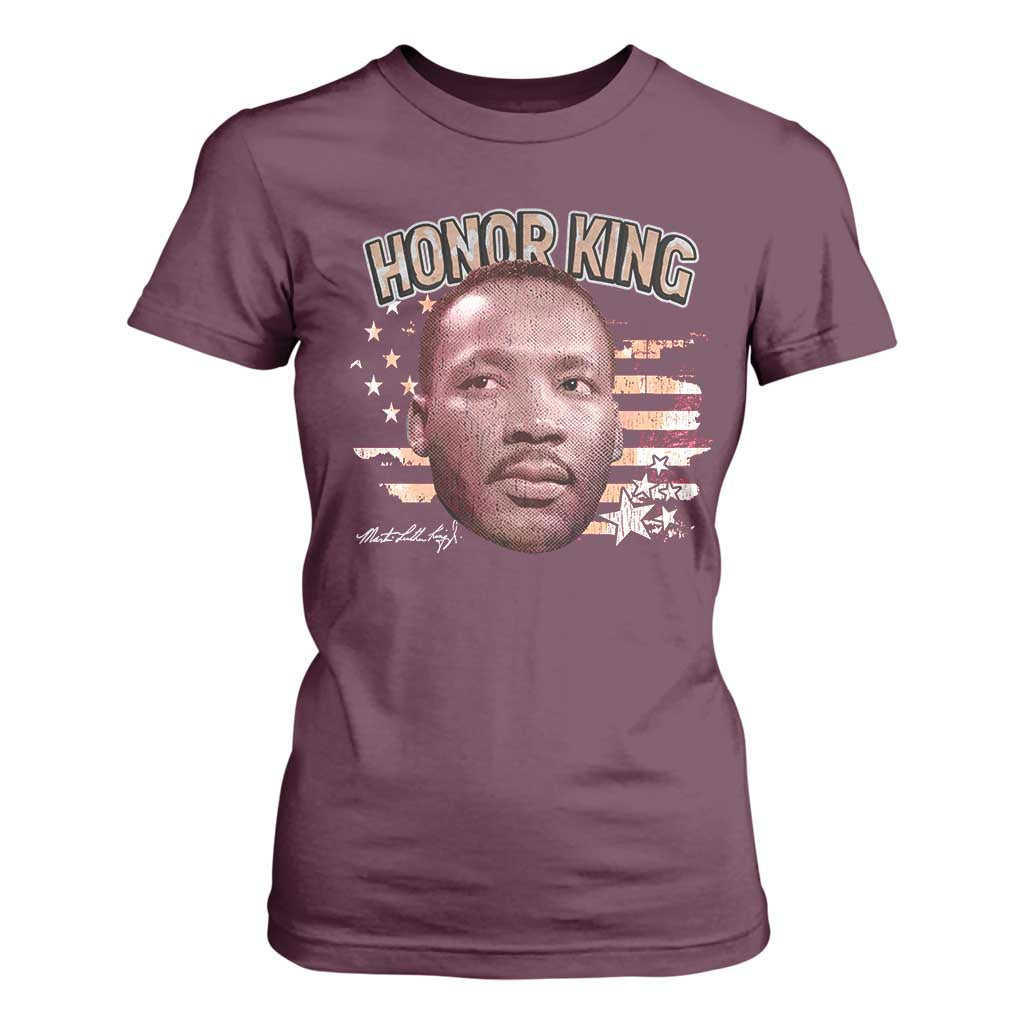 Martin Luther King Jr. T Shirt For Women MLK Day Black History Month American Flag - African Pride
