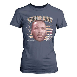 Martin Luther King Jr. T Shirt For Women MLK Day Black History Month American Flag - African Pride
