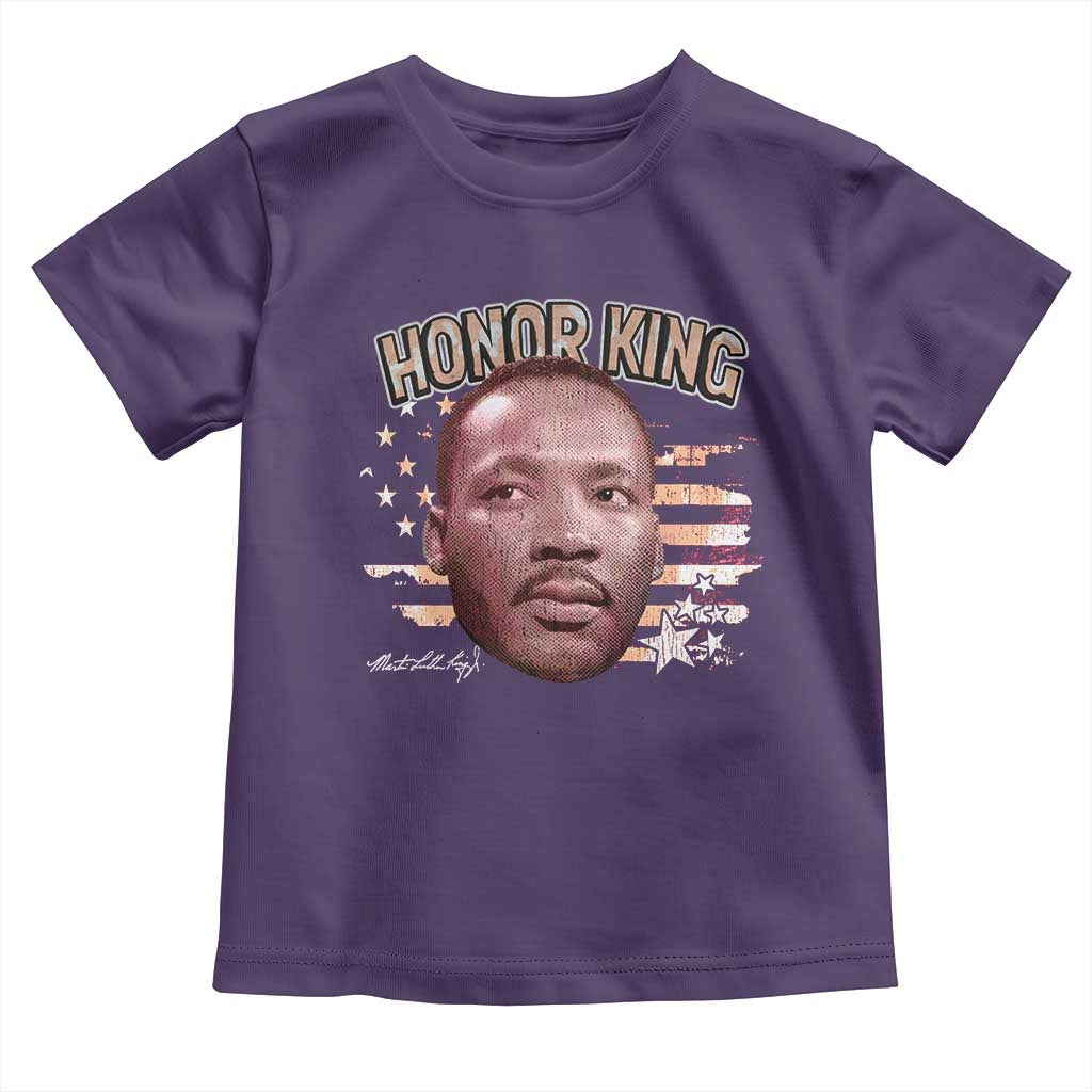Martin Luther King Jr. Toddler T Shirt MLK Day Black History Month American Flag - African Pride