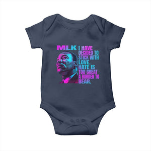 Martin Luther King Jr Baby Onesie I Have Decided To Stick With Love MLK Day - African Pride