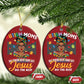 Afro Autism Mom Christmas Ornament African American Autistic Black Mama Religious Cross - African Pride