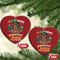 Afro Autism Mom Christmas Ornament African American Autistic Black Mama Religious Cross - African Pride
