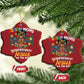 Afro Autism Mom Christmas Ornament African American Autistic Black Mama Religious Cross - African Pride