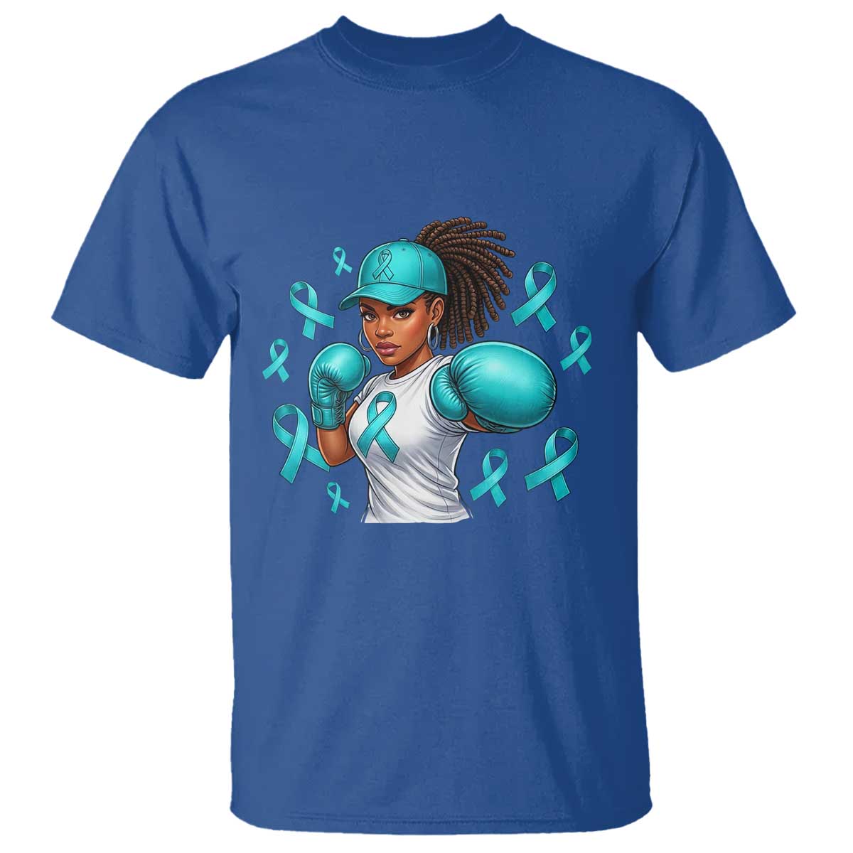 Black Women Fight Sexual Assault Awareness T Shirt African American Teal Ribbon Support