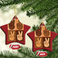 Peace Sign Equality for All Christmas Ornament Peace Out V Fingers Hand Equal Rights - African Pride