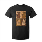 Peace Sign Equality for All T Shirt For Kid Peace Out V Fingers Hand Equal Rights - African Pride
