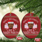 Funny Christmas Christmas Ornament Ain't No Party Like a Diddy Party Baby Oil Ugly Gifts - African Pride