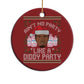 Funny Christmas Christmas Ornament Ain't No Party Like a Diddy Party Baby Oil Ugly Gifts - African Pride