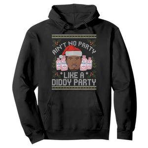 Funny Christmas Hoodie Ain't No Party Like a Diddy Party Baby Oil Ugly Gifts - African Pride