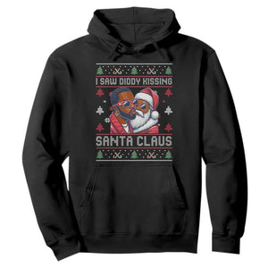 Funny Christmas Hoodie Funy Dirty I Saw Diddy Kissing Santa Claus Ugly Xmas Sweater - African Pride