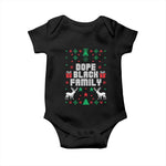 African American Family Christmas Baby Onesie Dope Black Family Matching Ugly Christmas - African Pride