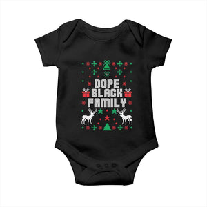 African American Family Christmas Baby Onesie Dope Black Family Matching Ugly Christmas - African Pride