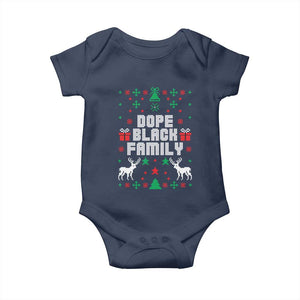 African American Family Christmas Baby Onesie Dope Black Family Matching Ugly Christmas - African Pride