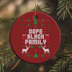 African American Family Christmas Christmas Ornament Dope Black Family Matching Ugly Christmas - African Pride