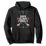 African American Family Christmas Hoodie Dope Black Family Matching Ugly Christmas - African Pride
