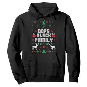African American Family Christmas Hoodie Dope Black Family Matching Ugly Christmas - African Pride